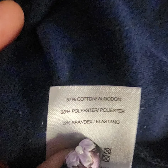 Lucky Brand Men's X-Large Navy Blue Essential Long Sleeve Crew Neck T-Shirt - Picture 4 of 4